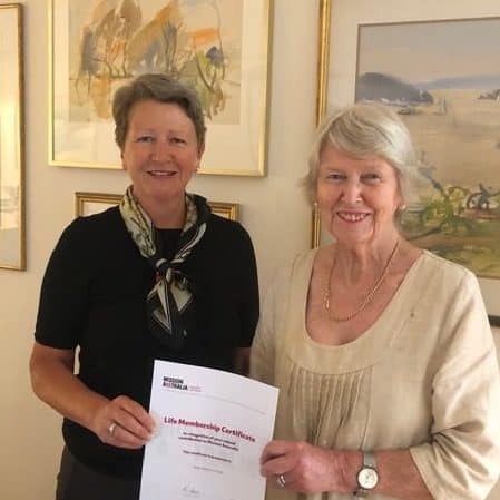 Lady Martin OAM honoured by Mission Australia