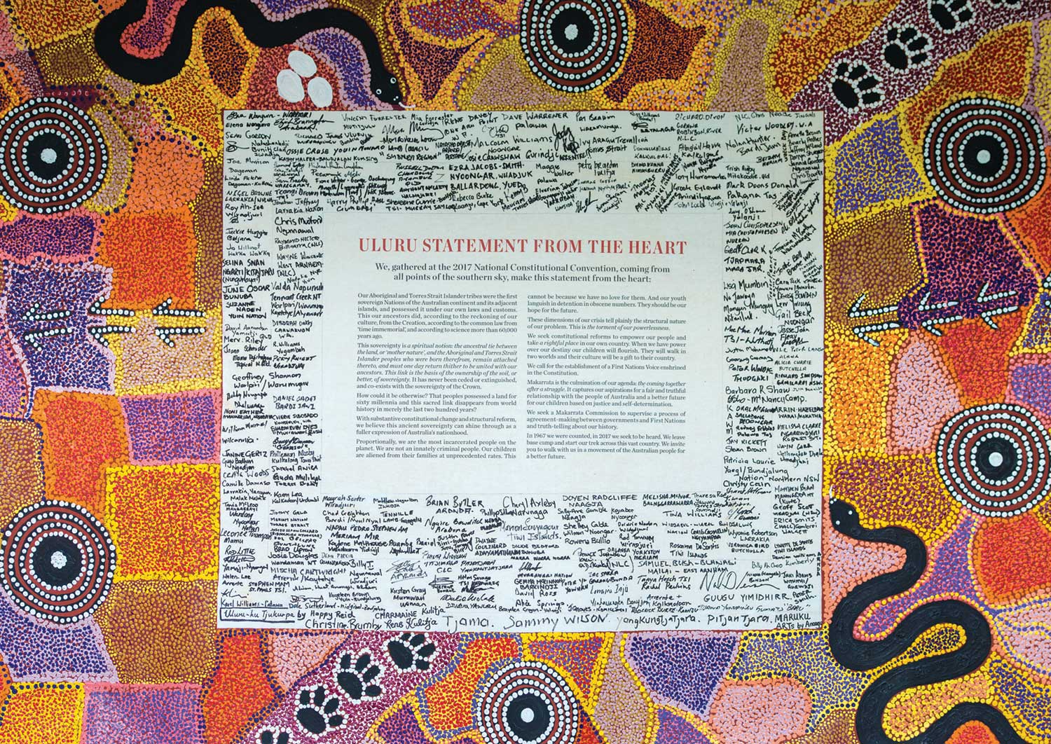 In support of the Uluru Statement from the Heart