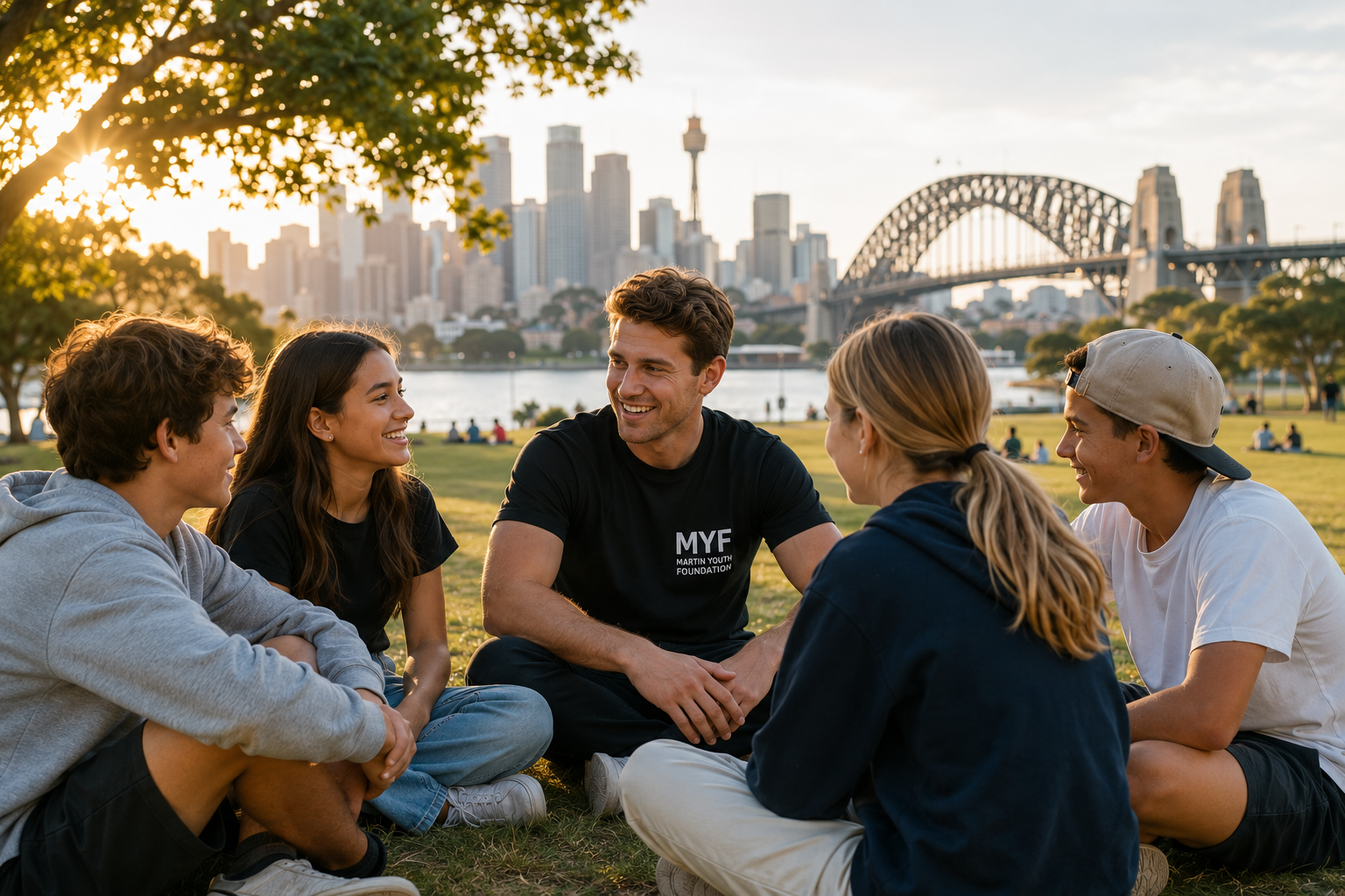 How does Martin Youth Foundation support young Australians